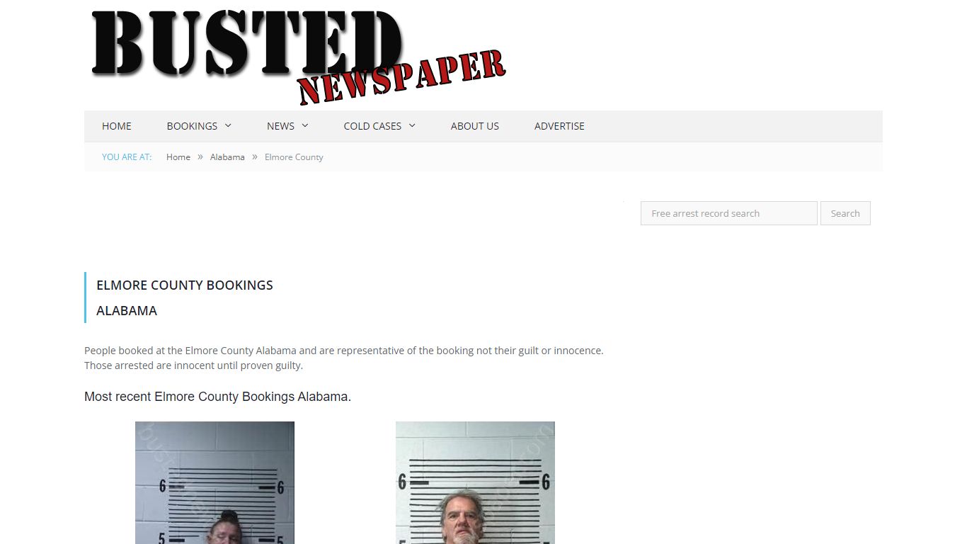 Elmore County, AL Mugshots - BUSTEDNEWSPAPER.COM